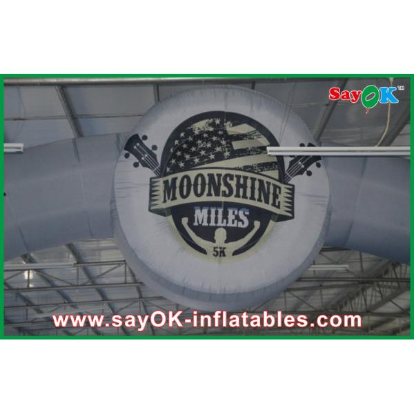 Inflatable Halloween Archway Orange Advertising Arch Inflatable Finish Line Arch / Archway Led Arch 3X6m