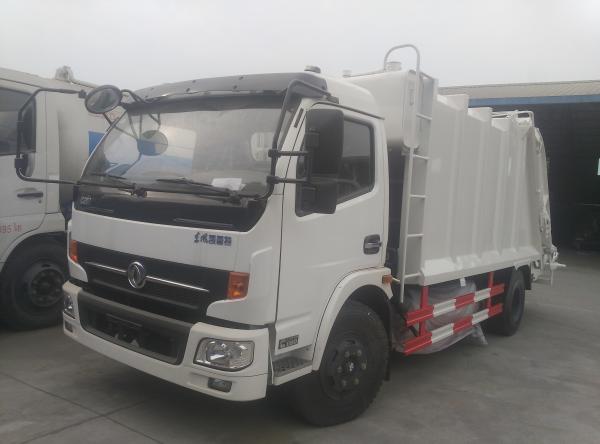 Buy new best price Dongfeng 4*2 compression garbage truck, factory sale dongfeng 6cbm compactor garbage truck at wholesale prices
