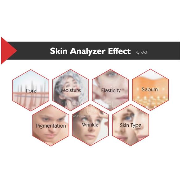 RGB Moisture Skin Analyzer Machine , Moisture Analysis with 3D Function