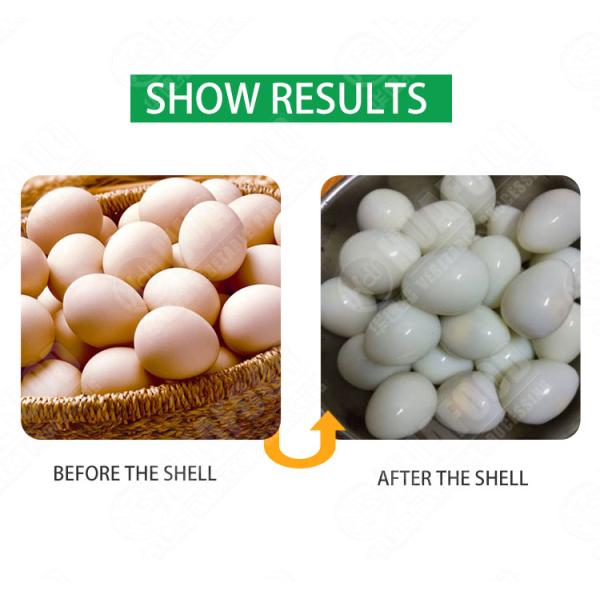 5000pcs/h chicken egg boiling peeling machine automatic hen egg boiling shelling machine