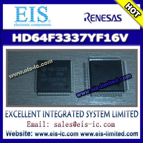 HD64F3337YF16V - RENESAS - Hitachi Single Chip Microcomputer - Email: sales009
