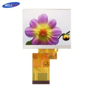 China 320x240 HD LCD Display 3.5 Inch Tft Lcd 350 Nits Brightness RGB Interface on sale