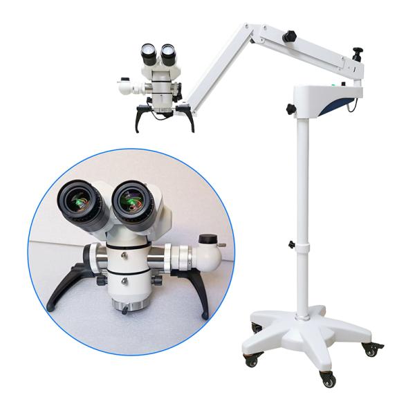 A41.1903 One Head 0-180° Manual Step Zoom Dental Operating Microscope 4.8x -16x