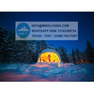 China Hotel Dome Camping Tent Geodesic Luxury Glamping Tents on sale