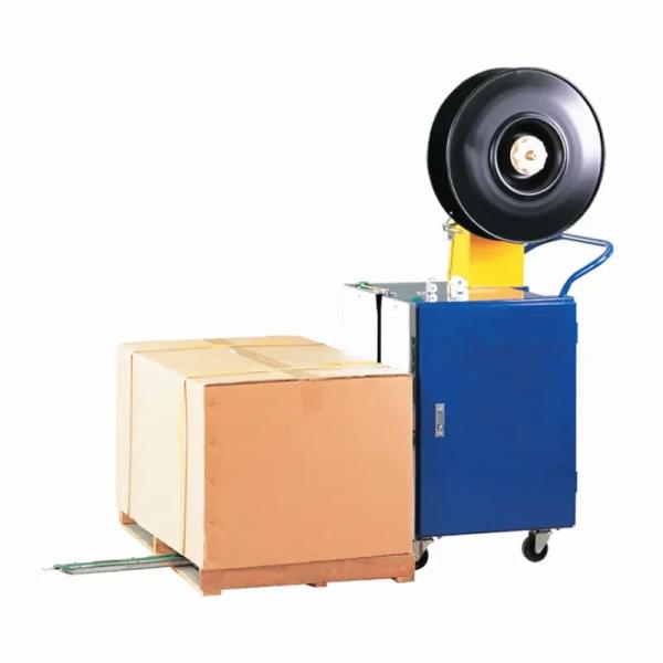 Buy 0.5KW Semi-automatic Side Seal Carton Stacker PP Tape Pallet Strapping Machine Blanket Printing and Packing Machine at wholesale prices