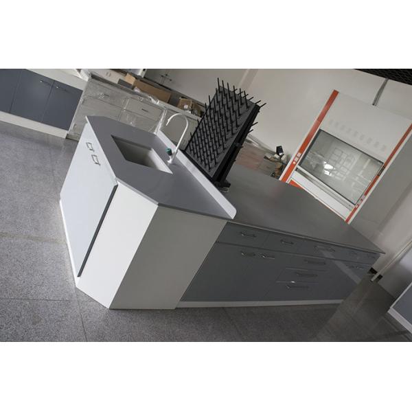 Durability laboratory worktops with black color , epoxy lab countertops