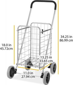 China Utility Shopping Cart-Durable Folding Design For Easy Storage, Utility Cart with Wheels Shopping Climber Cart on sale