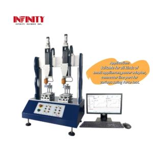 Force Accuracy ±0.3% Dual Station Swing Force Testing Machine For Power Adapters