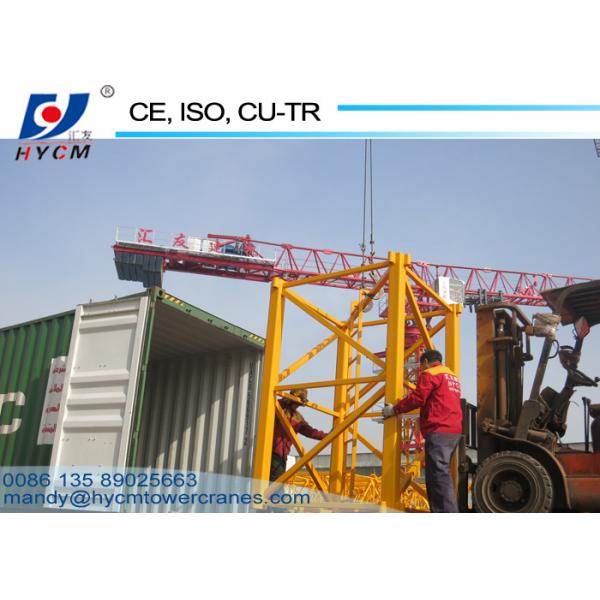 3m to 52m Working Range Topless Tower Cranes 400m Rope Length 5ton Top Slewing Crane 5210
