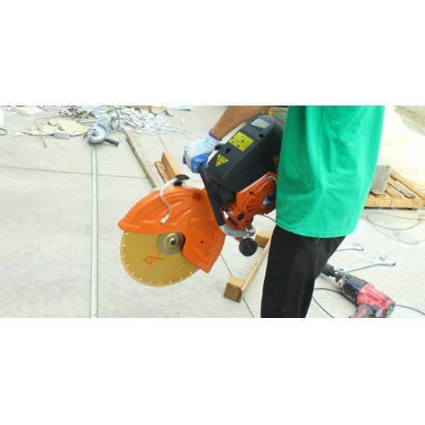 Multipurpose 8mm Segment Stone Diamond Cutting Disc 350mm Vacuum Brazed
