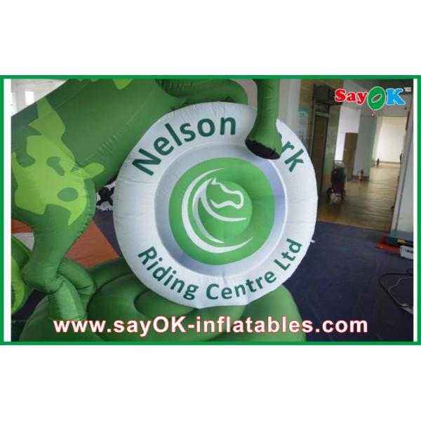 Advertising Inflatable Height 3m - 8m Inflatable Cartoon Characters , Events PVC / Oxford Cloth Horse