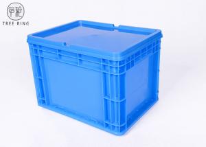 China 26 Liter Euro Stacking Large Stackable Plastic Storage Bins With Lids 400 * 300 * 280 on sale