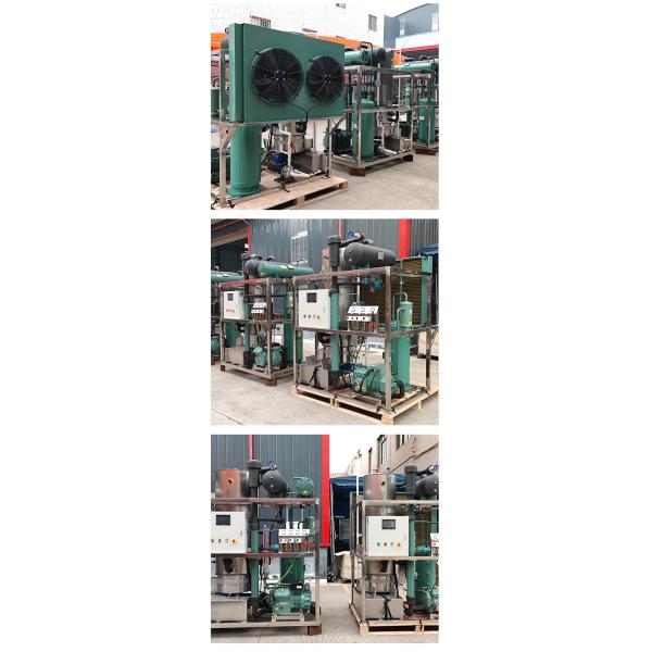 Food Processing 3 ton Tube Ice Machine High Accuracy 3000 kg Making Machine with Industrial 50/3Phase Voltage