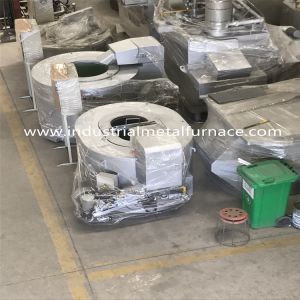Buy cheap 200 To 700kg/H Crucible Gas Fired Industrial Metal Melting Furnace Pipe Burning from wholesalers