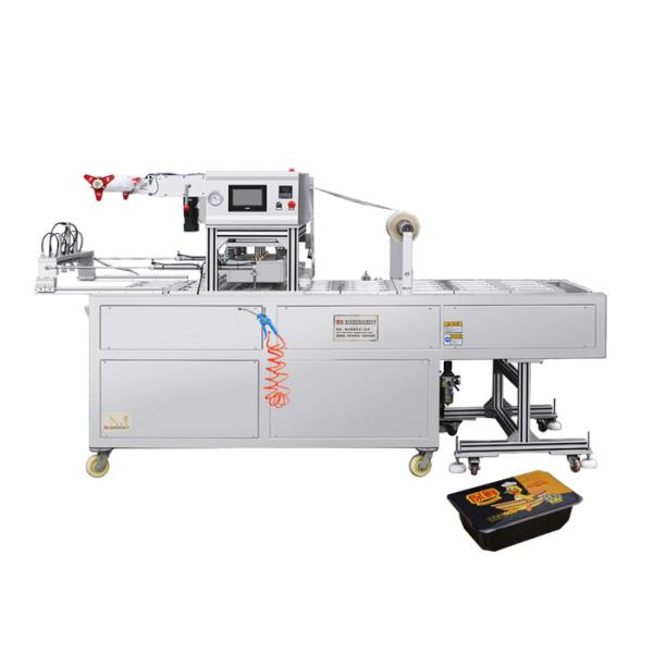 MAP Technology Disposable Thali Packing Machine 4 Trays One Time For Fish