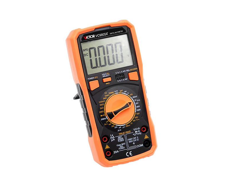 True RMS Tester Digital Multimeter Resistance Measurement AC DC Voltmeter