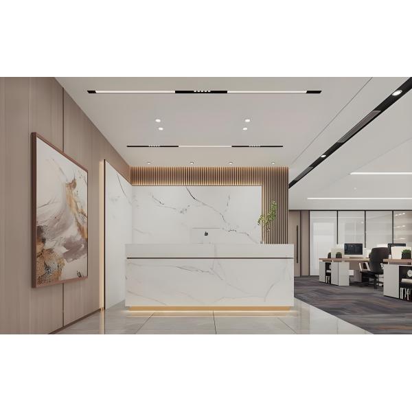 High Glossy Waterproof Uv Coated Marble Wall Panel For Interior Wall