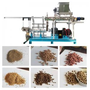 Quality Wet Type Twin Screw Feed Extruder Floating Fish Feed Machine Fish Feed Line for sale