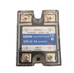 Solid State Relay SSR-40DA 40A DC to AC SSR Relay1P SSR 40A Input 3-32VDC Control Output 24-480VAC