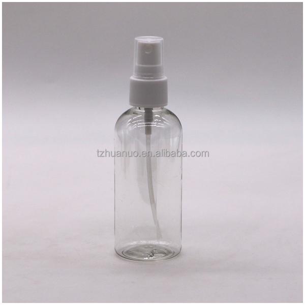 100mL PET Pump Bottle Plastic Spray Bottles for Alcohol Container Surface Handling