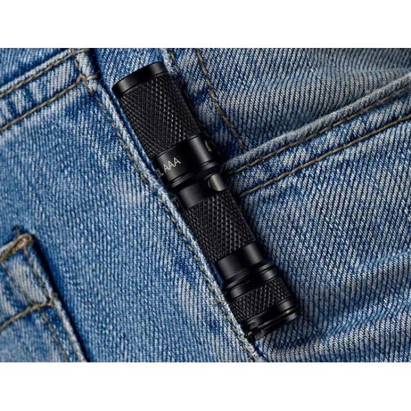 Mini Lumintop Tool AAA Magnet Flashlight , Black Lumintop Ti Tool AAA Flashlight