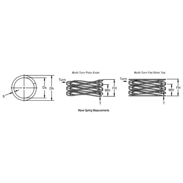 C Series Stainless Steel Wave Spring