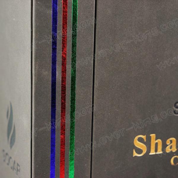Stamping Printing Black Luxury Magnet Packaging Box Custom Designed