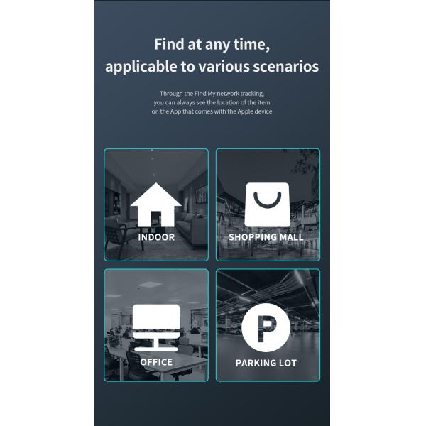 IP67 Waterproof Smart Magnet Wallet Tracker Card Finder For IPhone Cell Phone