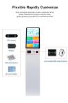 Qtenboard Queue Machine with Ticket Issuing Kiosk Queue Management System