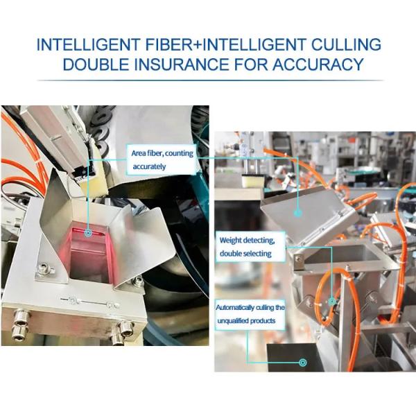 Fasteners Automatic Counting And Bagging Machine Toy Brick Safety Pins Connector