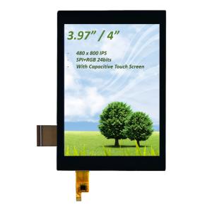 China PCAP TFT Display 4 Inch (3.97), 4 Inch TFT LCD SPI+RGB Interface IPS Capacitive Touch Screen on sale