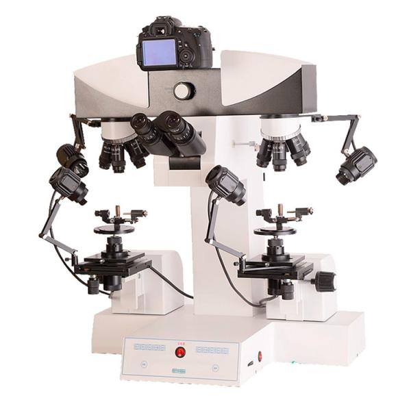 Motorized Digital Forensic Comparison Microscope with 80~240V Wide Range Voltage High Resolution CCD Camera and Motorized Control