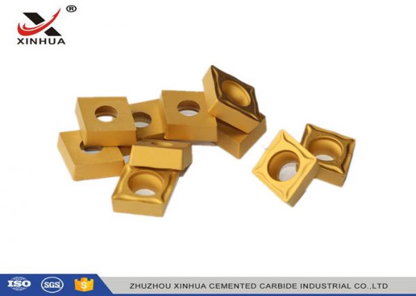 Buy CCMT120408 Hard Metal Cemented Carbide Cutting Inserts For Lathe Holder at wholesale prices