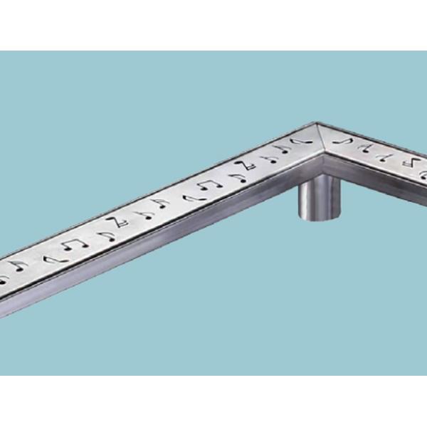Custom Right Angle Shower Drain / Floor Drain / Corner Drain Polished