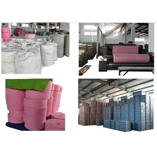 Regenerated Non Woven Polyester Fabric , Industrial Plain Polyester Fabric Rolls