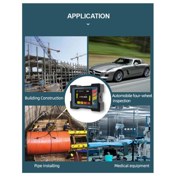 Platform Calibration Dual Axis Digital Inclinometer Industrial Angle