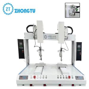 Quality Automatic Soldering Machine Simultaneously Solder Two Points for Enhances Working Efficiency for sale