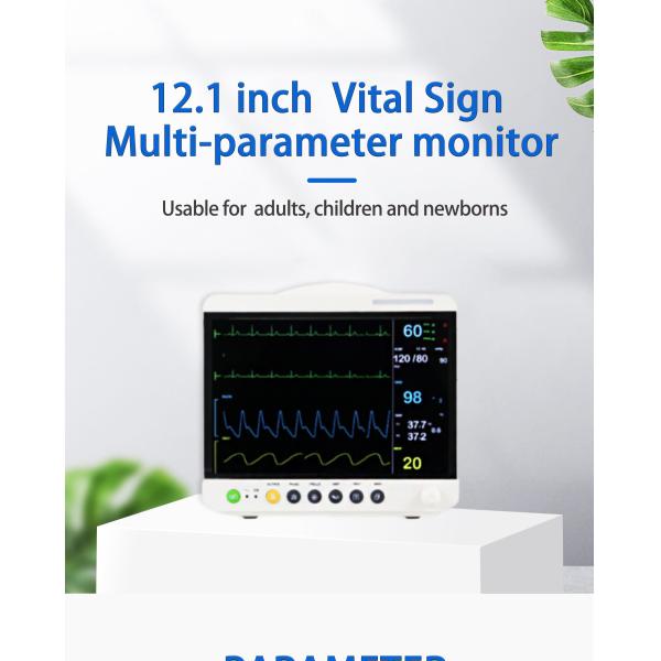 ISO Approved Multi Parameter Patient Monitor Clinical Analytical Instruments