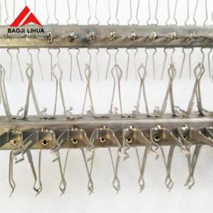 China Polished Surface Titanium Anodizing Jigs Customized Gr1 Gr2 on sale