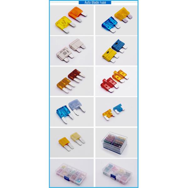 15 Amp Car Micro2 32 Volt Subminiature Auto Blade Fuses Tan Holder