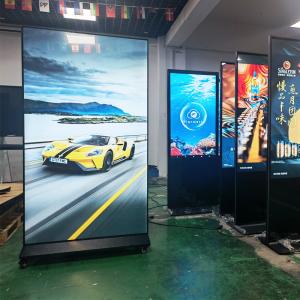 Quality 75 100 55 inch indoor touch screen lcd digital signage and displays for sale