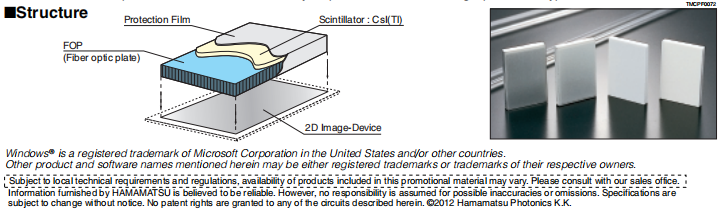 HAMAMATSU L9631 Microfocus X-Ray Tube technical diagram
