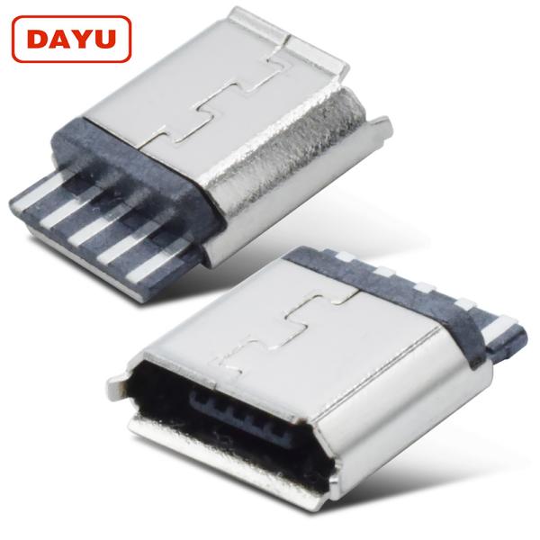 Buy 5 Pin Micro USB Female Connector Plain Style With Charging Function at wholesale prices