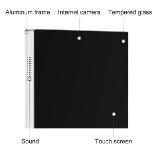 65 Inch Magic Mirror Mobile Screen Mirroring 10 Point Touch LCD Advertising