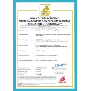 Anhui Wanyi Science and Technology Co., Ltd. Certifications