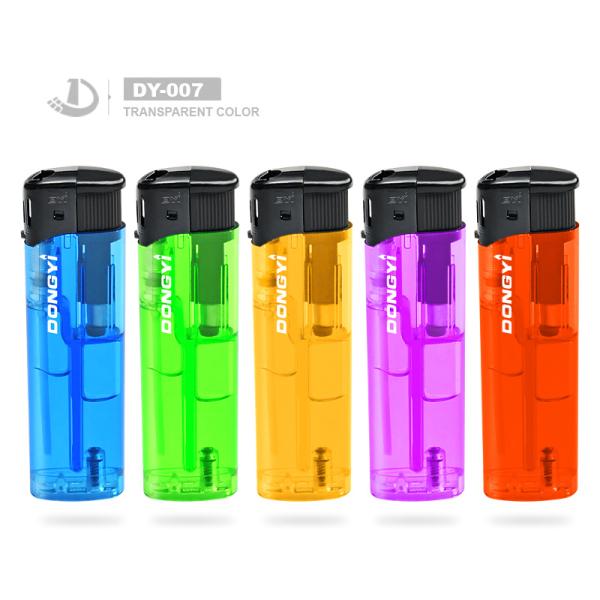Solid Color High Selling Minimalist Cigarette Lighter Plastic Model NO. DY-007