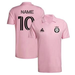 Quality Pink Thai Quality Football Shirts Soccer Jersey Customized Logo Printing OEM/ODM for sale