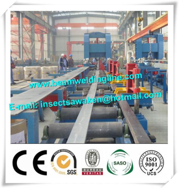 Buy Automatically H Beam Welding Line , Shipbuild T Welding Machine at wholesale prices