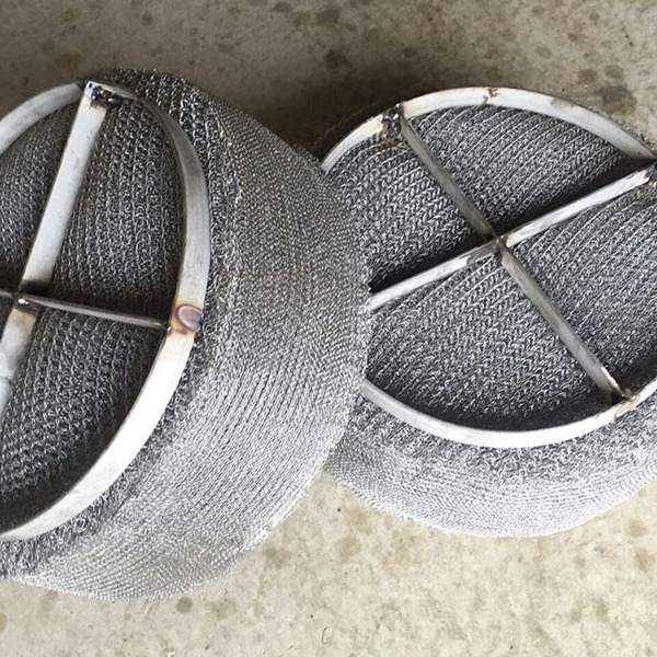Compressed Knitted Stainless Steel Screen 304 0.2mm diameter For Exhaust Silencers