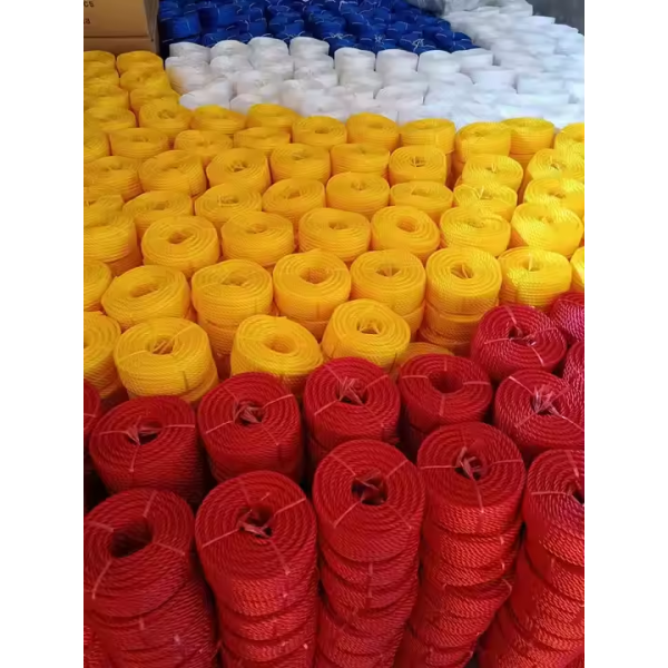 7mm UV Resistant Waterproof PE Rope - High Strength 3-Strand Polyethylene String for Heavy Duty Packing and Agriculture